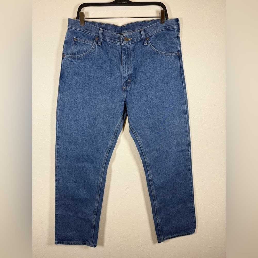 Wrangler 5 Star Regular Fit Men’s 36x30 Jeans Medium Wash New 100% Cotton